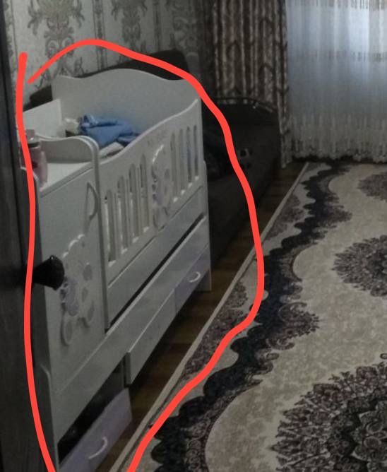 детский короват с тумбам