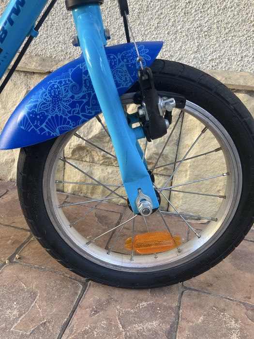 Bicicleta cu roti ajutatoare, copii 4-5 ani + CADOU trotineta
