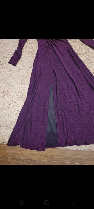 Rochie de ocazie mov stralucitoare