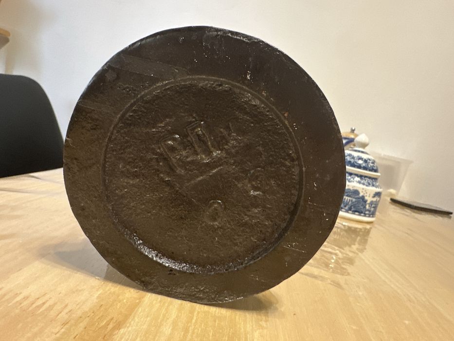 Чугунная ступка антиквариат