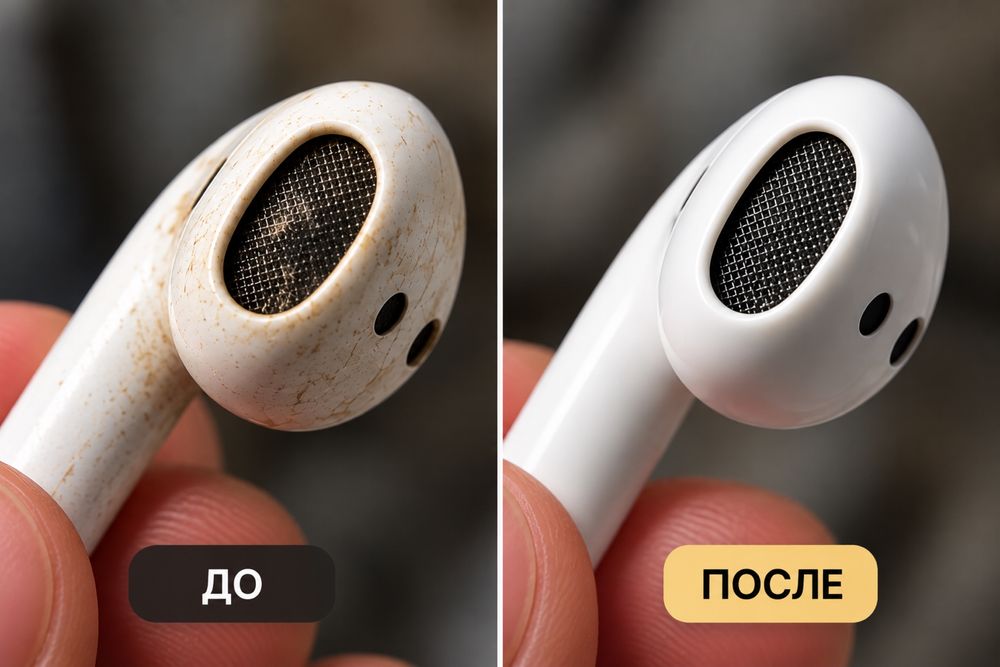 Чистка AirPods 1.2, Pro, Max