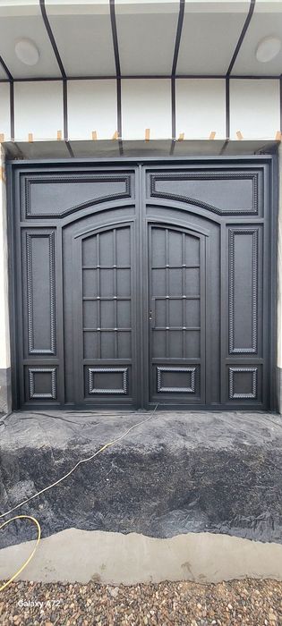 Дарвоза Ворота Акфа краска киламиз.