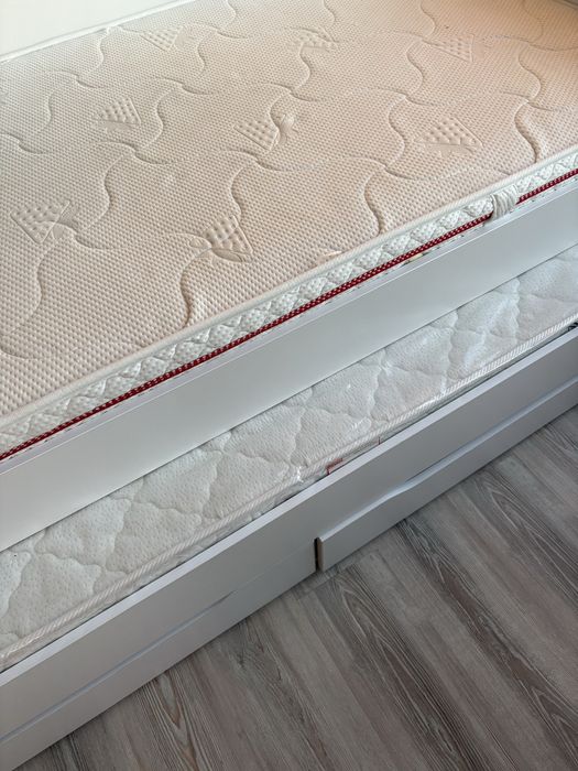 Детско легло Cilek с 2 матрака 90х200