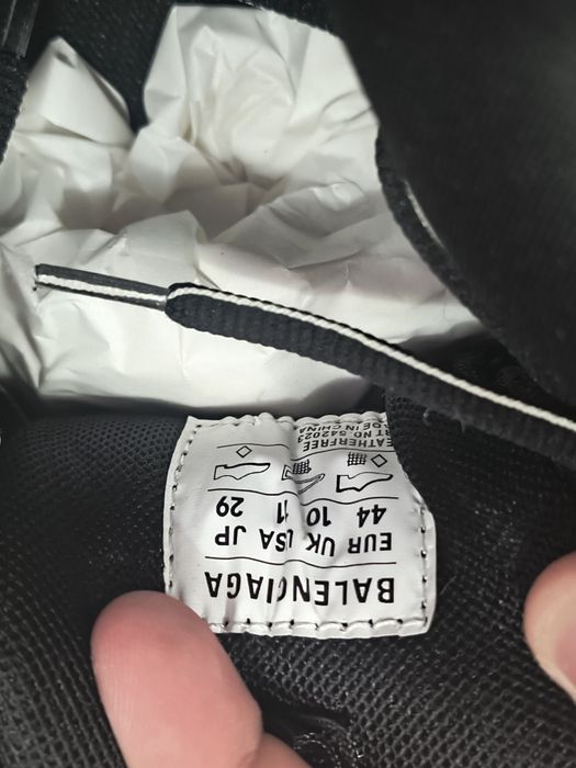 Balenciaga track black 44