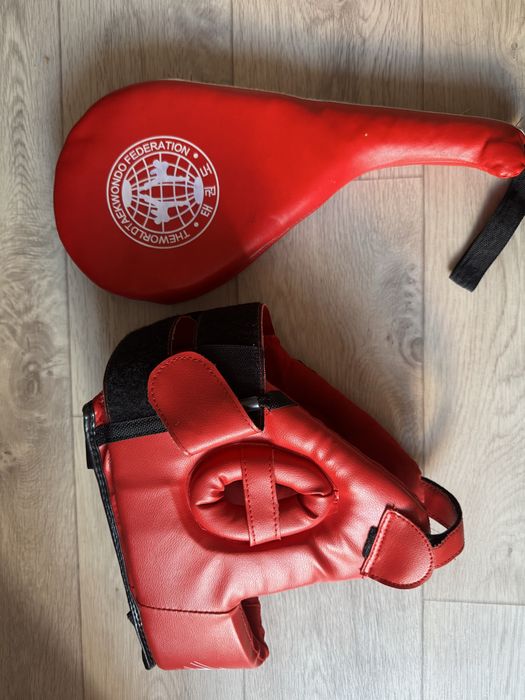 Набор для тренировок шлем, лапы, хлопушка