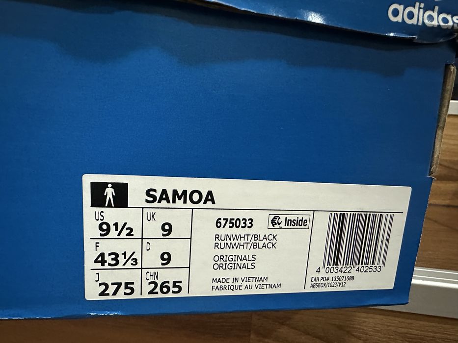 Adidas Samoa номер 43 1/3