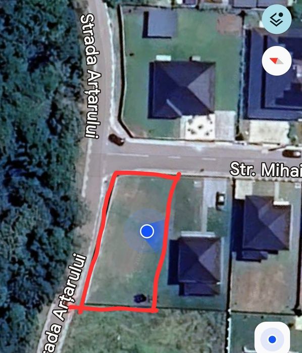 Vând teren 550 mp Valea Ursului – lângă pădure, utilități complete