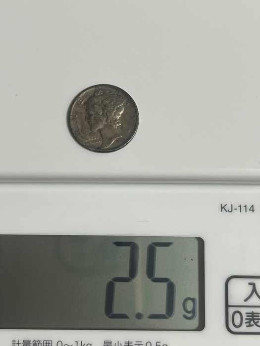 Mercury dime серебро