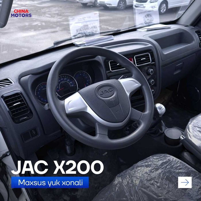 Jac x200 endilikda rassrochka asosida