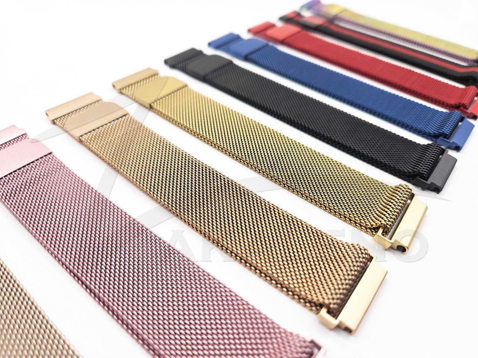 BM09 Milanese каишка Apple Huawei Galaxy Watch Xiaomi Garmin Amazfit