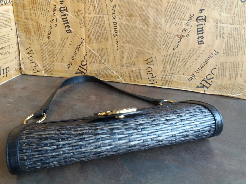 дамска чанта,Roberto Cavalli-малка парти чанта-естествена кожа