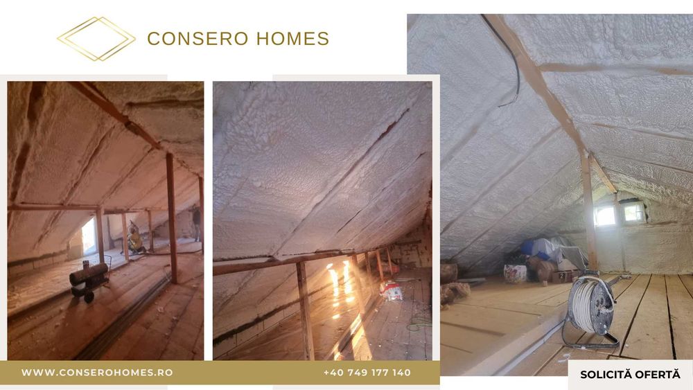 Termoizolatie cu Spuma Poliuretanică Izolatii Spuma