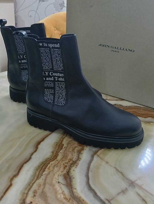 Ghete barbati John  Galliano