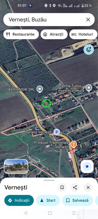 Teren intravilan Vernesti 500mp