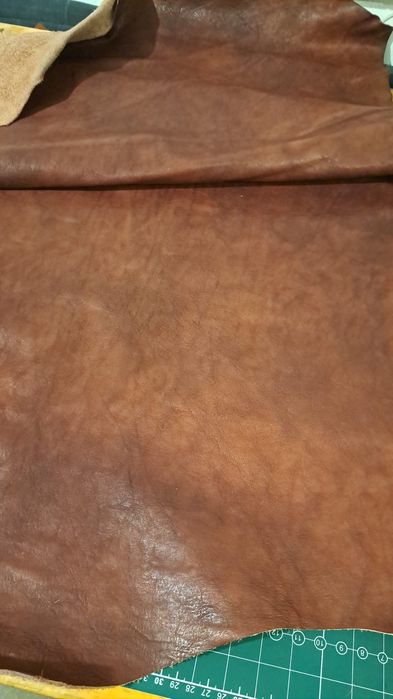 Piele naturala tabacita, piele la metru, leather handmade, marochinari