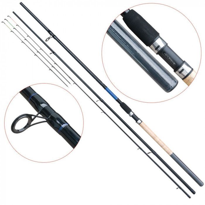 Lanseta fibra de carbon Baracuda Evolution Feeder Actiune 120 grame