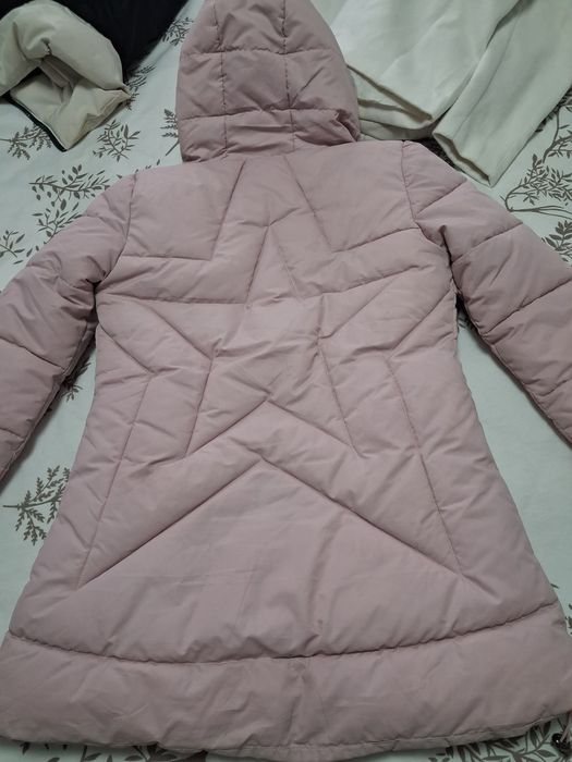 Бебешко розово дамско есенно зимно яке размер Хс