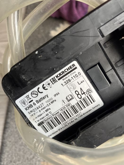 Aparat de spalat cu presiune Karcher KHB6 pe baterie