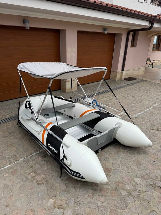 Надуваема лодка Zander MB-300 с алуминиев под и сенник
