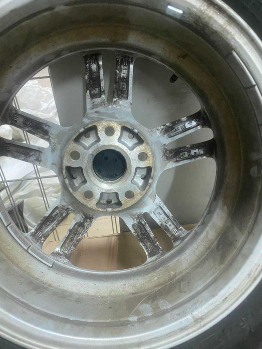 4бр. алуминиеви джанти 5X112 с гуми 215/60/16