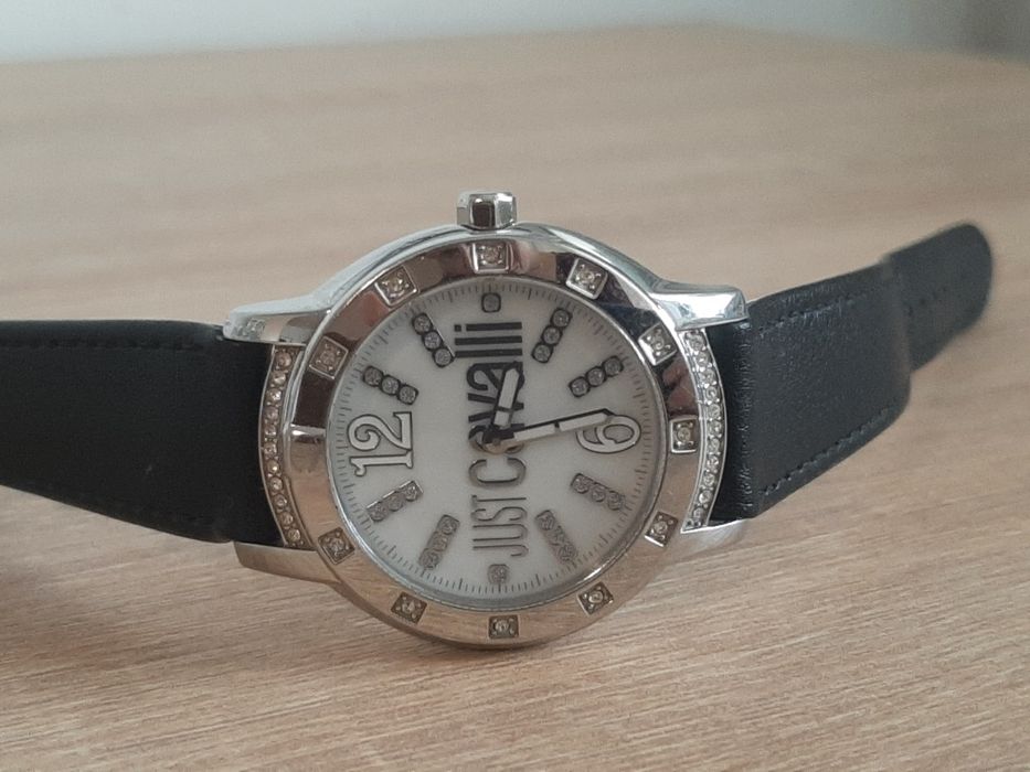 Ceas Damă Just Cavalli Original – Model Fashion cu Cristale – Inox