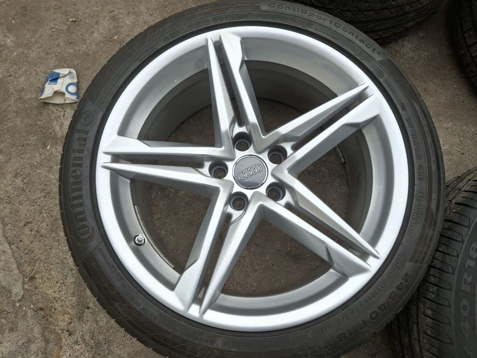 Перфектни джанти 5х112 18 8.5j et29 с много добри гуми