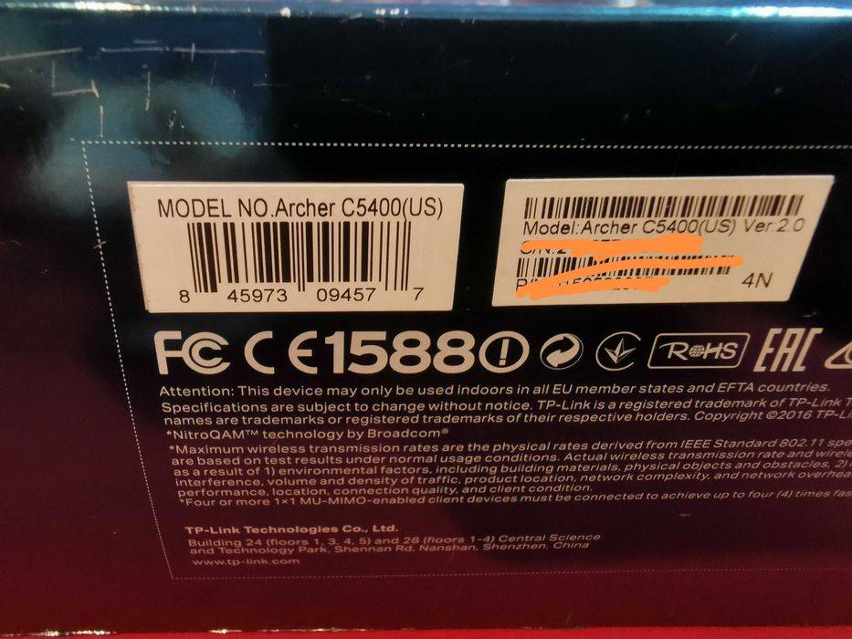Router wireless AC5400 TP-Link Archer C5400, MU-MIMO, Smart Connect