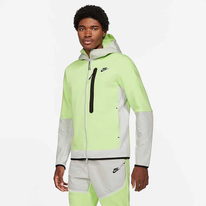 Мъжко горнище Nike Tech Fleece  Light Liquid Lime - размер S