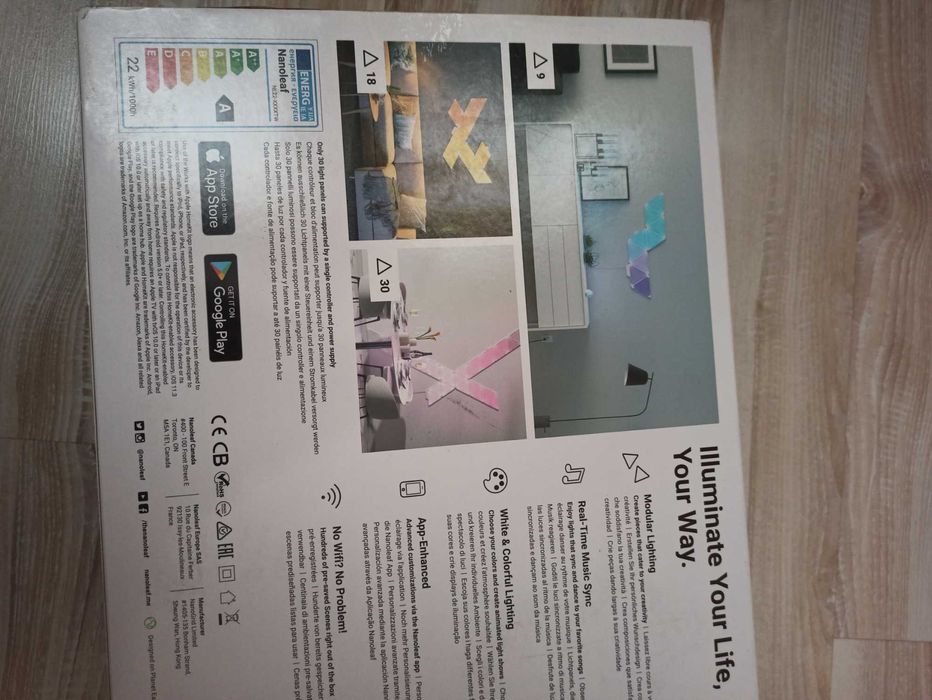 светлинни панели за стена