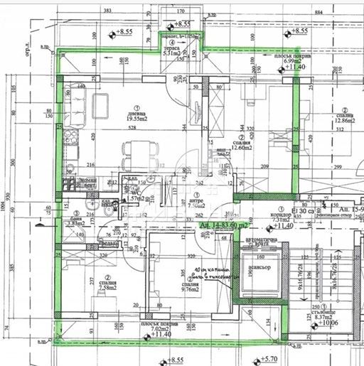 Продава нов 4-стаен апартамент, кв. Виница