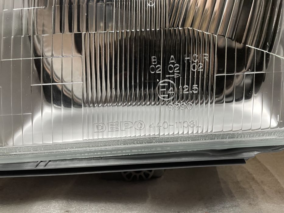 Фары на Mercedes W124E рестайлинг