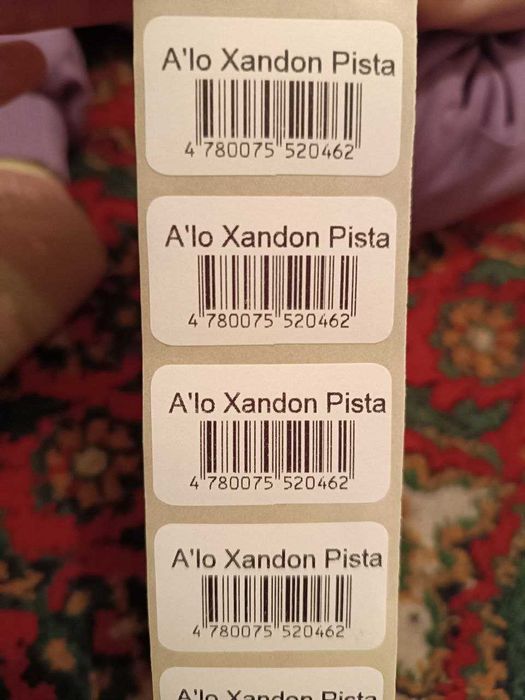 Самоклейка Этикетка Ценник Штрих Код QR код, БАРКОД Стикеры Печать