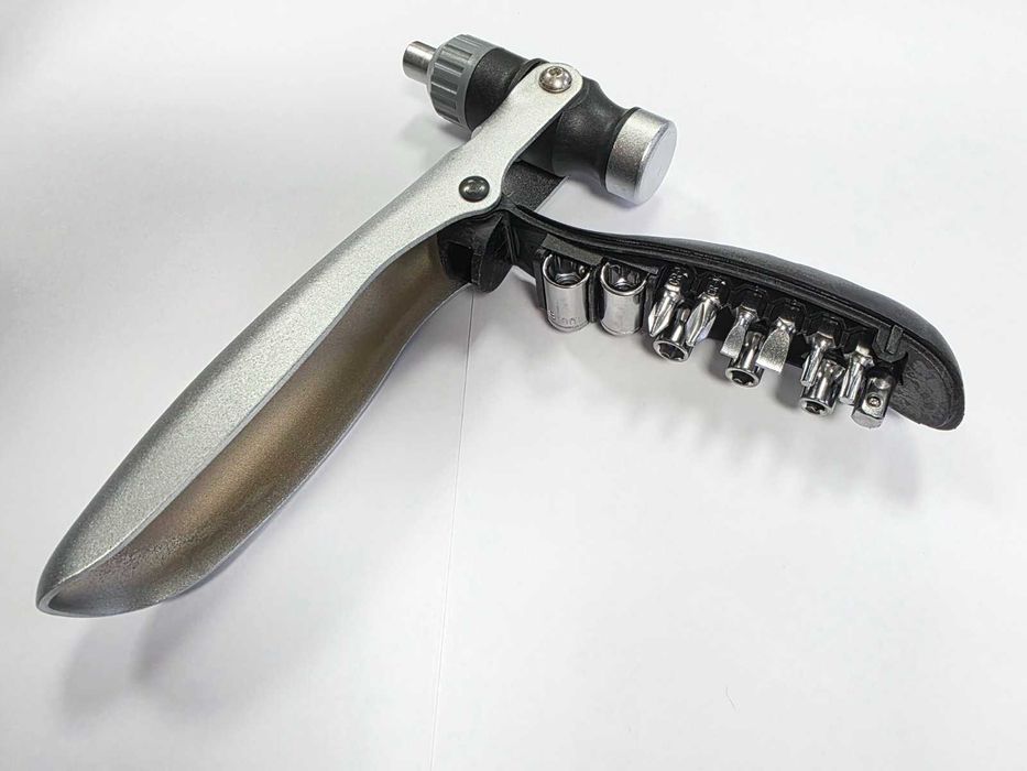 мултифункционален инструмент, чук, битове, накрайници 15 в 1