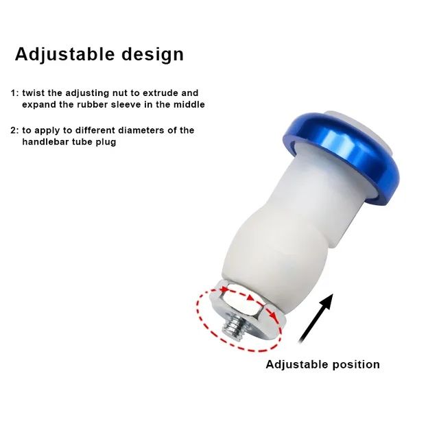 Capete semnalizare led ghidon bicicleta cursiera mtb dop end-bar troti