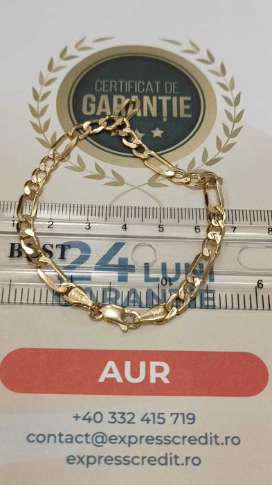 Bratara aur 14K 3.97gr (Ag24 Harlau b.45430.1) - Garantie 2 ani!