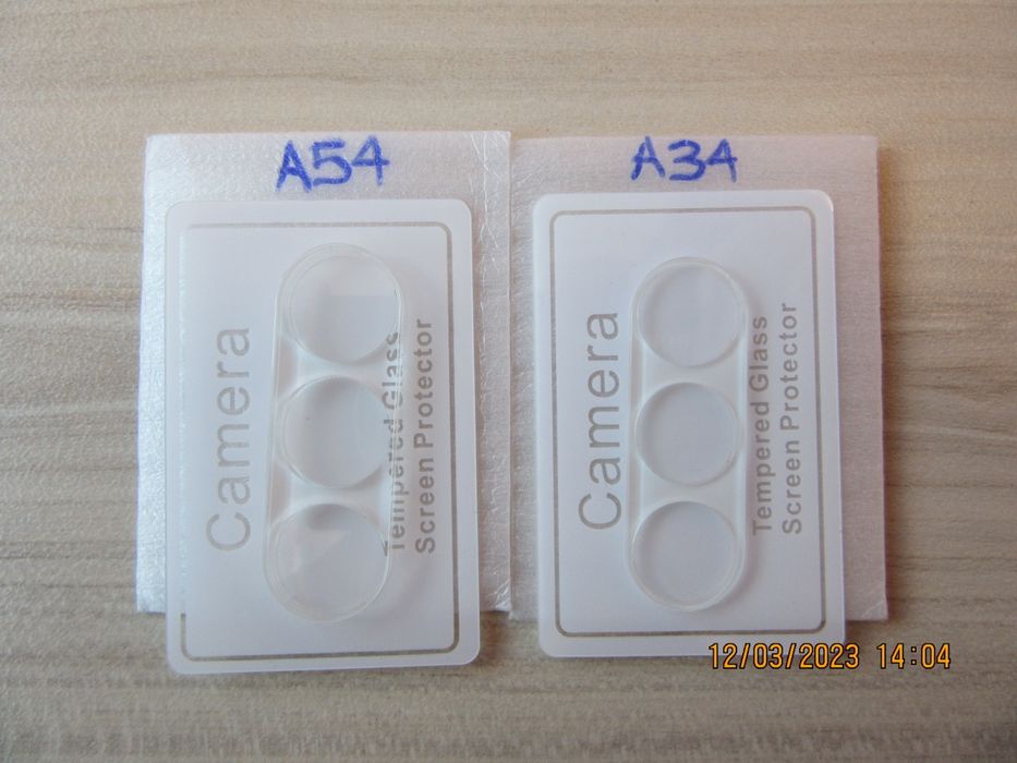 Samsung Galaxy A55 A25 А15 A54 A14 /3D Стъклен протектор за камера