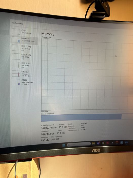 PC Gaming Ryzen 9 5900X / RX 5700 XT / 32GB RAM / B550