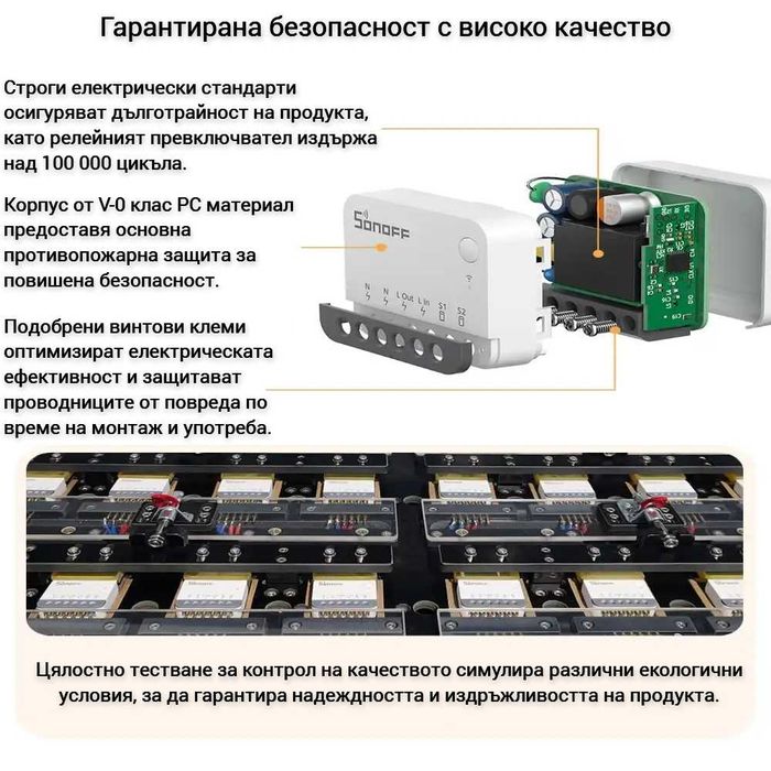 SONOFF ZBMINIR2 Extreme – ZigBee Смарт прекъсвач