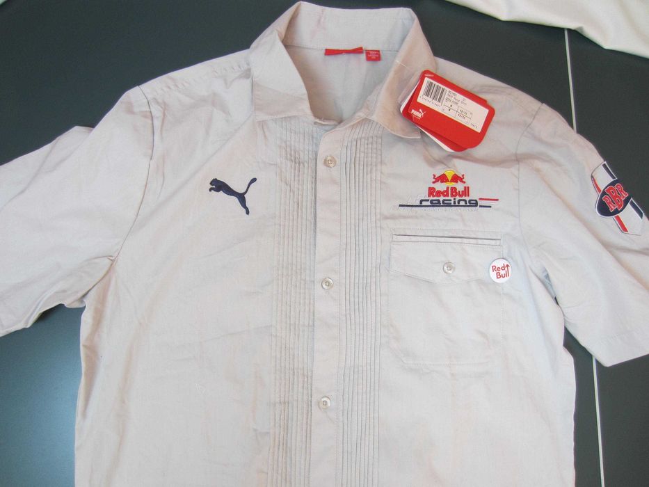 Camasa Puma Red Bull Racing, masura M, 100%Bumbac, noua-cu eticheta
