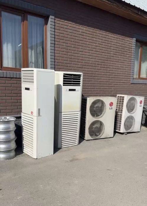 2 комплекта колонных кондиционеров LG 48 000 BTU (Промышленные)