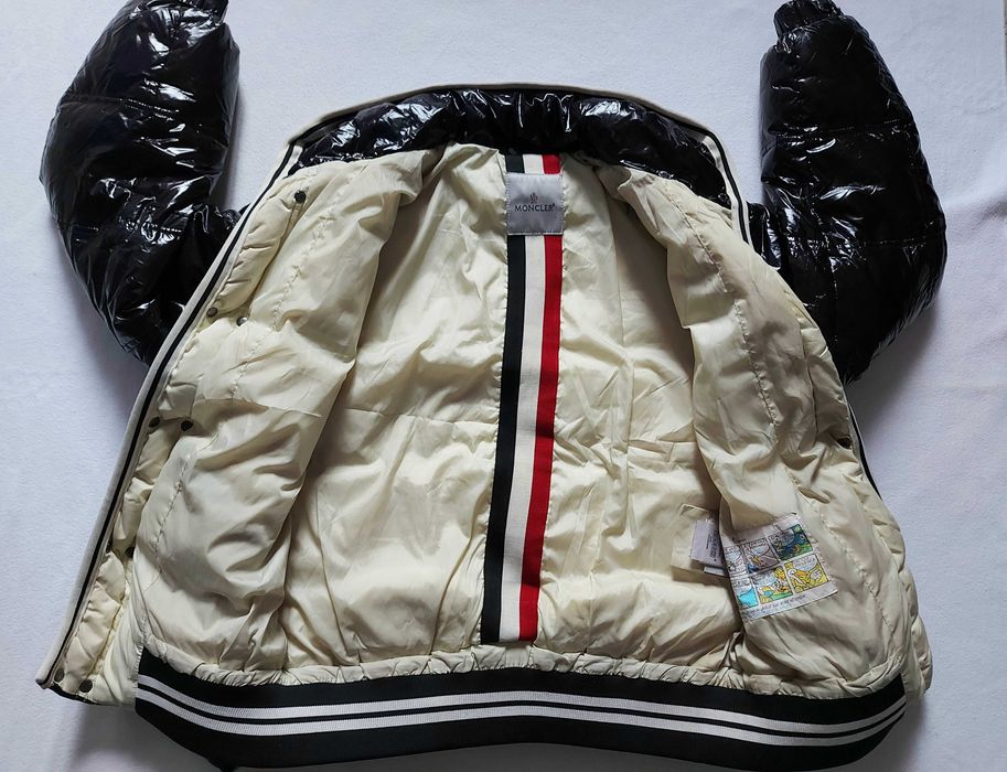 Moncler Branson M48 мъжко пухено яке 100%пух, черен лак ,водойстойчиво