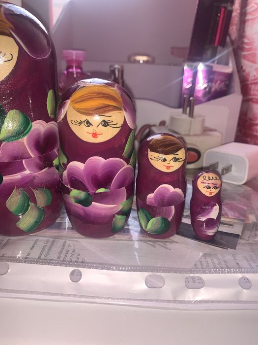 Матрешка натуральное дерево 5 в 1