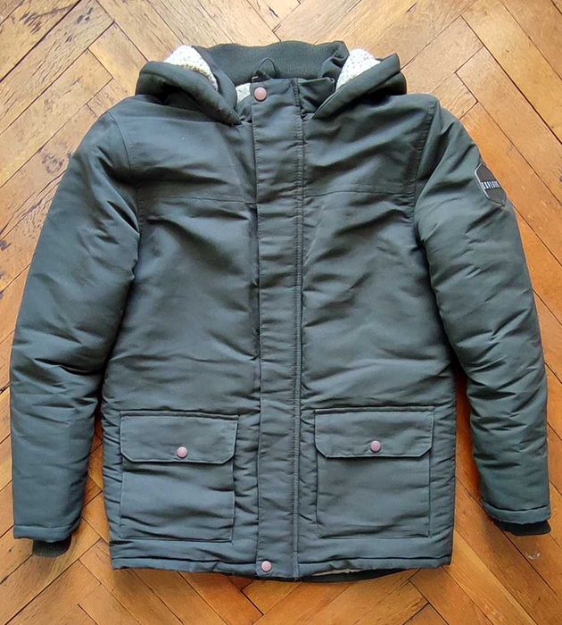 Детско Зимно Яке Канадка С Качулка За Момче 11-13г. Размер 158