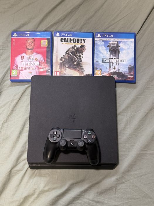 Ps4 Slim + 1 Controller + 3 Jocuri