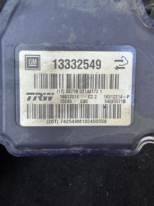 ABS ESC помпа TRW за Opel Insignia / Astra J / Zafira C