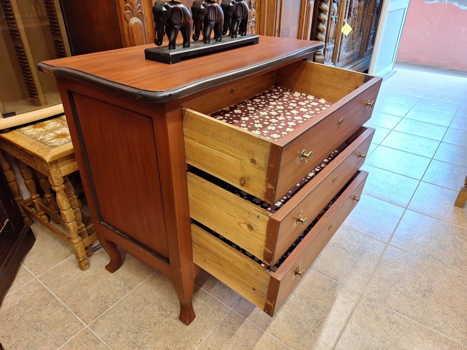 Винтидж скрин ръчно изрисуван