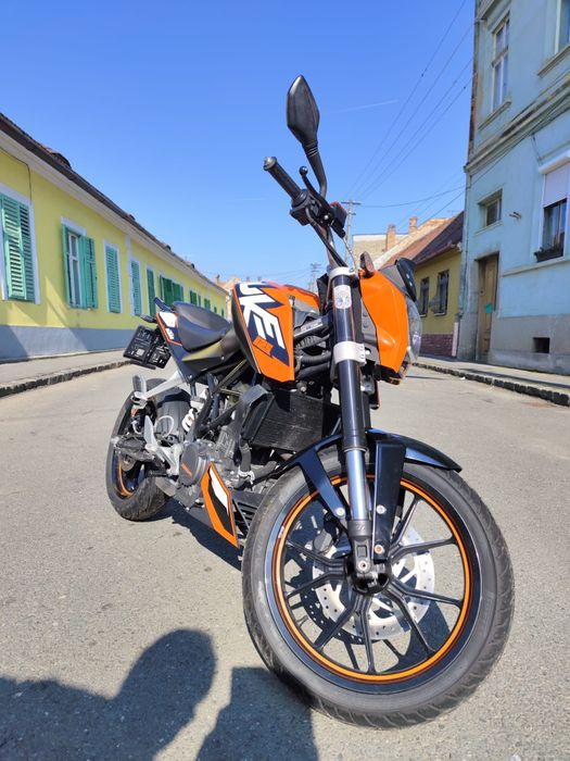 ACTE ROMANIA KTM Duke 125 2012 A1 stare foarte buna ITP NOU