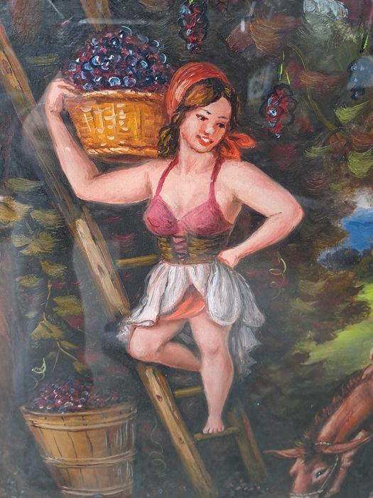 tablou pictura 87/67 cm semnat A Miraglia