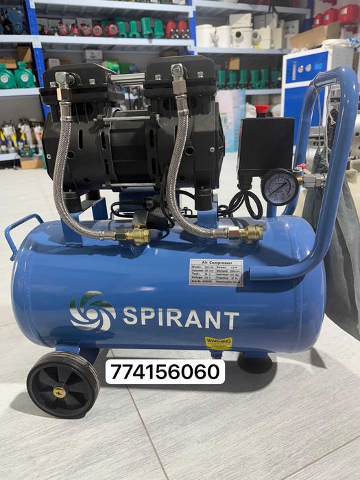 30Litr bez shumniy  kompressor воздушный  компрессор SPIRANT