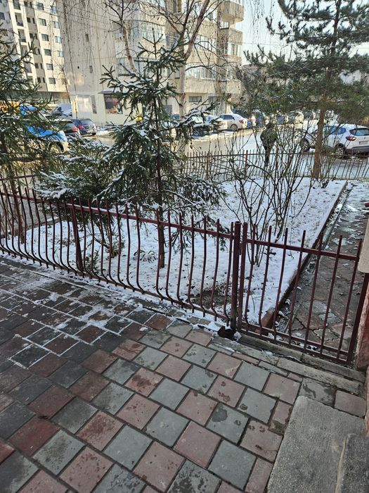 Peste 50 m de gard de fier